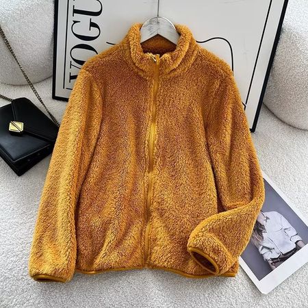 Women's Warm Plush Fleece Jacket Long Sleeve